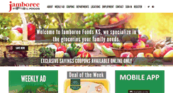 Desktop Screenshot of jamboreefoodsks.com